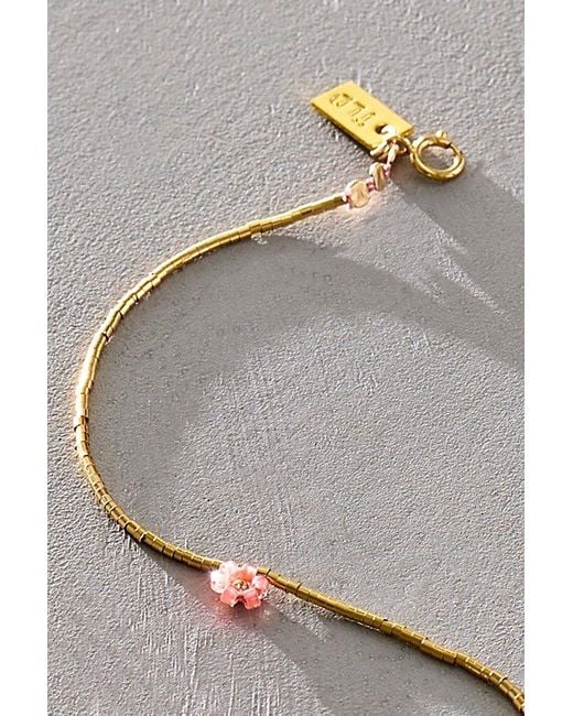 Iwona Ludyga Design Gray Tiny Garden Flower Bracelet