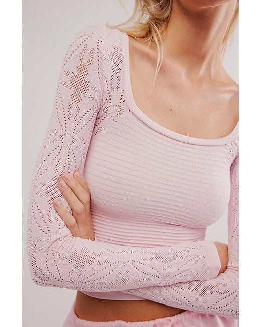 Intimately By Free People Multicolor So Many Likes Long Sleeve