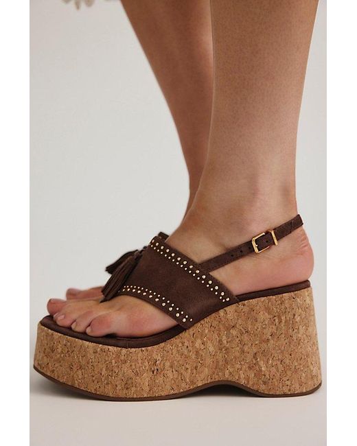 Vicenza Brown Happy Hour Platforms By