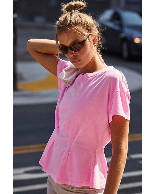 Fp Movement Pink Mind Yourself Tee