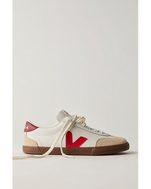Veja Natural Volley Suede Sneakers