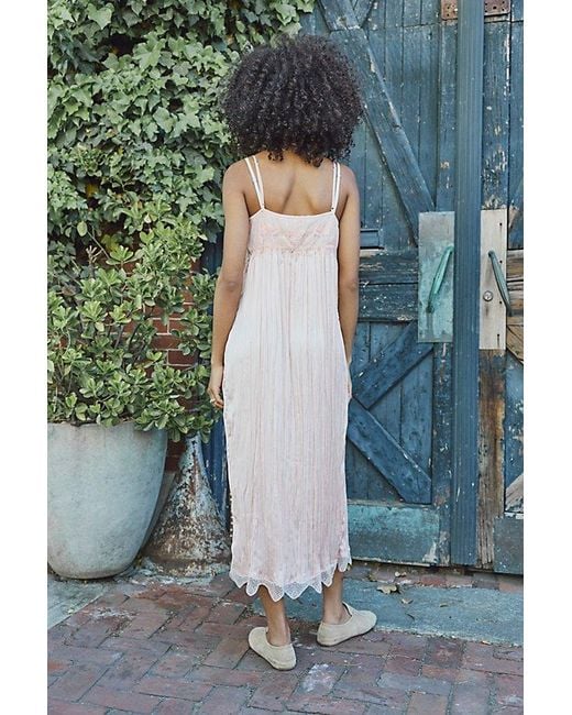 Intimately By Free People Gray Table For Two Midi Slip Dress By