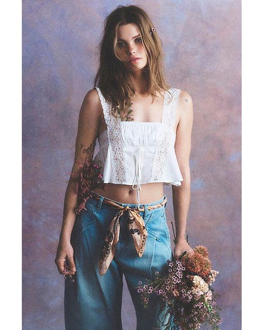 Intimately By Free People Multicolor Soft Launch Crop Top By