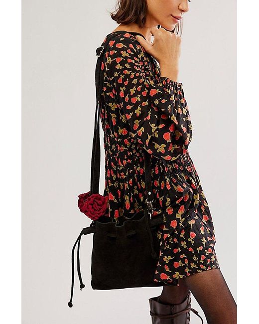 Free People Natural Billie Suede Crossbody