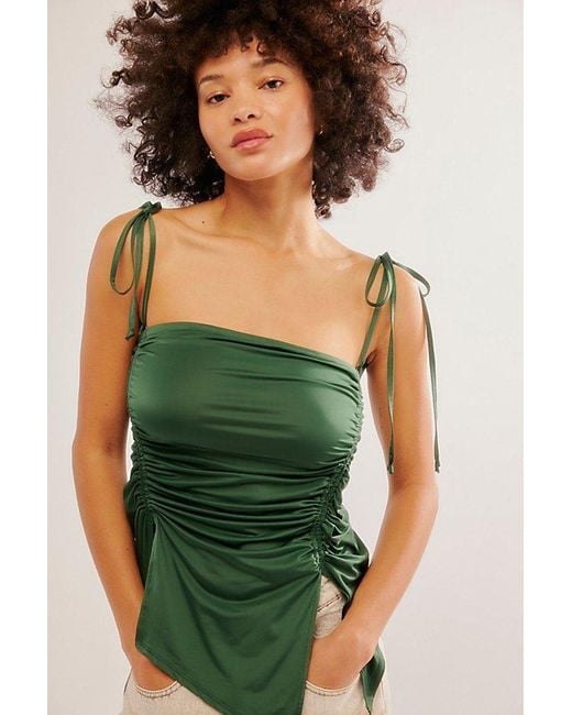 Intimately By Free People Green Going Out Cami