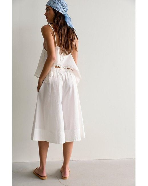 free-est Natural Menorca Slouchy Capris By