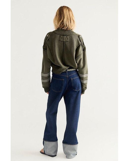 Agolde Blue Big Cuff Jeans