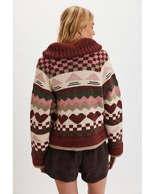 Barbour Brown Ruby Knitted Cardi