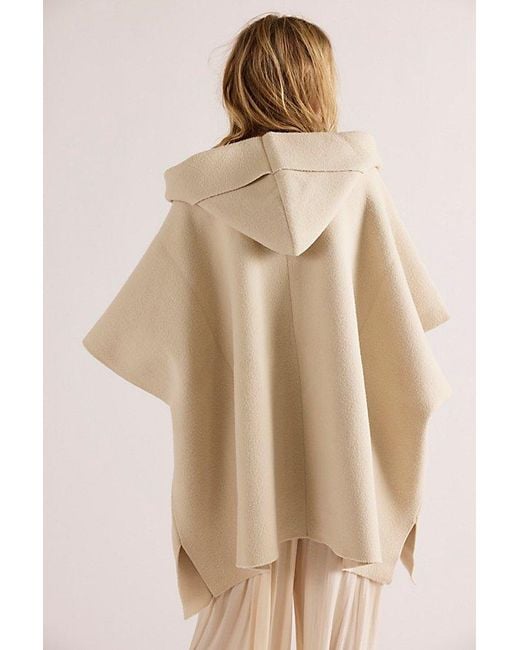 Free People Natural All I Need Cozy Hooded Kimono At In Creme
