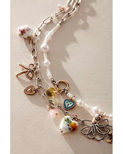 Free People Natural Maxamillion Charm Necklace