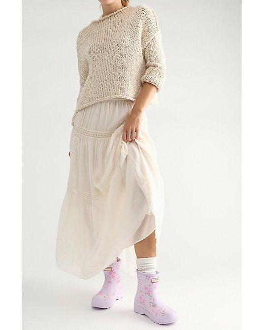 Hunter Pink X Loveshackfancy Playtm Short Rain Boots