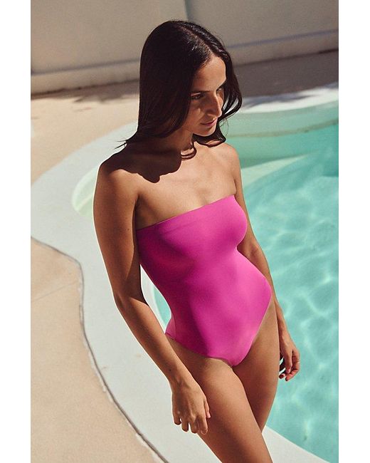 Toast Swim Toast Signature Tube One piece in Pink Lyst UK