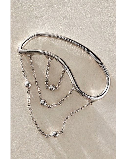 Free People Brown Ginny Ear Cuff