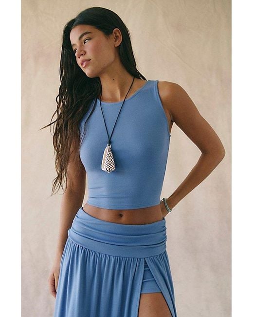 free-est Blue Arabella Skirt Set By