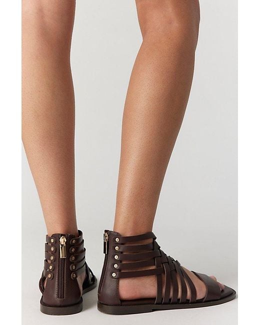 Bronx Brown Levi Gladiator Sandals By