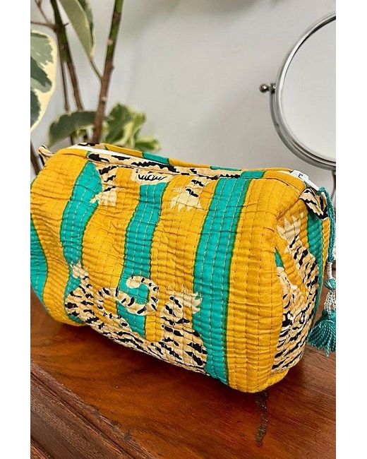 Be Deva Multicolor Tigers Cosmetic Bag