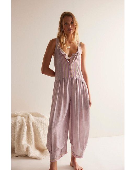 Free People Pink Full Bloom Romper