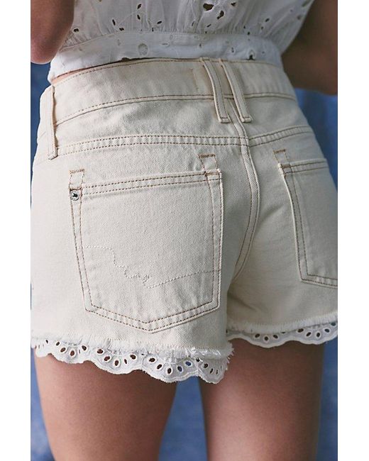 Free People Blue We The Free Cali Lace Shorties