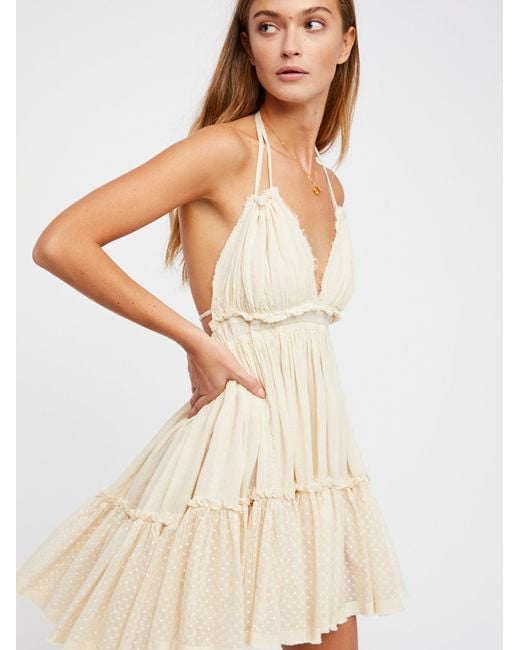 green emerald velvet dress Free People Free-est Have A Thing For You Mini Dress