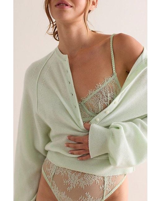 Intimately By Free People Brown Lacebound Demi Underwire Bra By