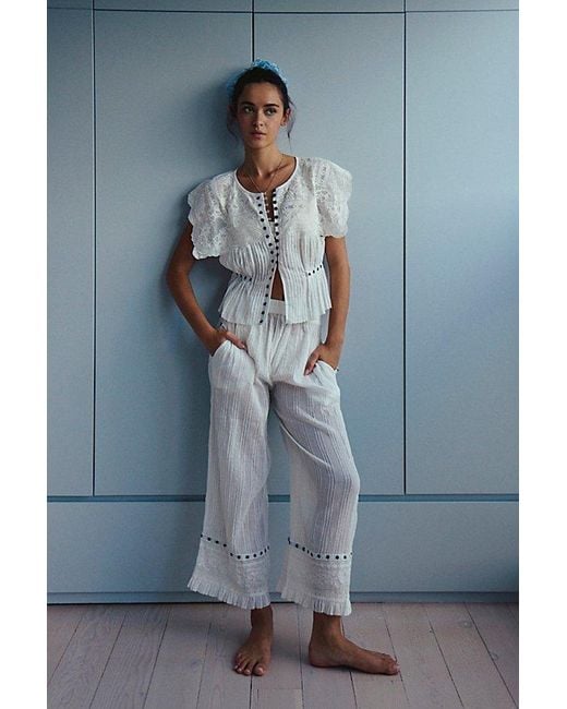 Intimately By Free People Blue Sweet On You Lounge Set By