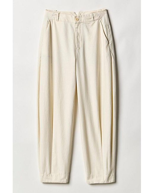 Free People Natural Sky High Lantern Pants