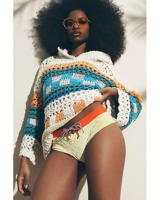 Free People Brown Zina Surf Bottoms