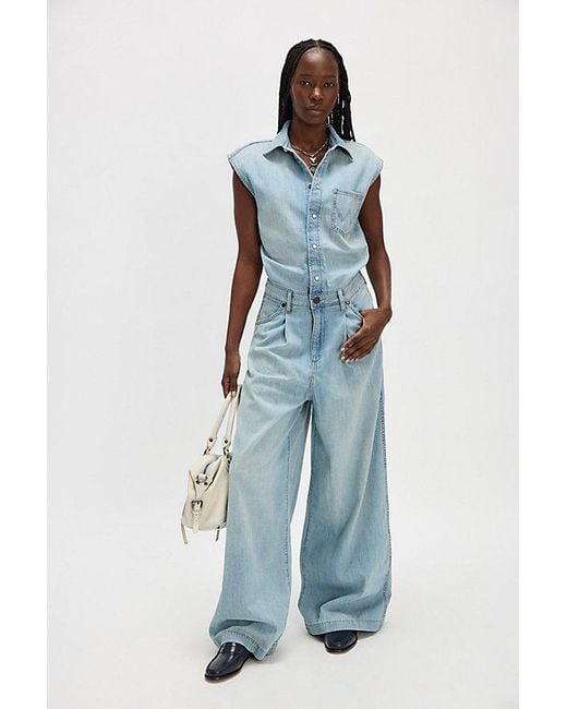 Wrangler Blue Trouser Jumpsuit