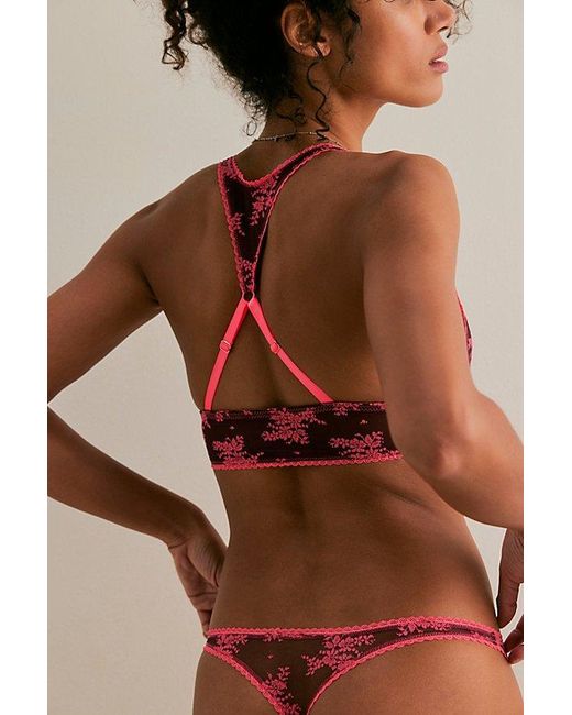 Free People Brown Talk About It Thong