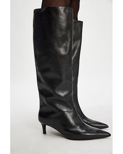 Free People Brown Kiki Kitten Heel Boots