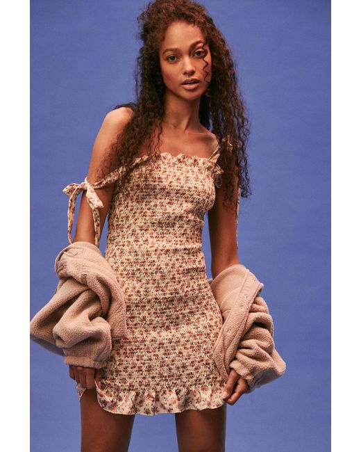 Free People Bella Smocked Slip By 