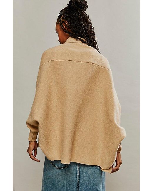 Free People Natural Everyday Cocoon Poncho