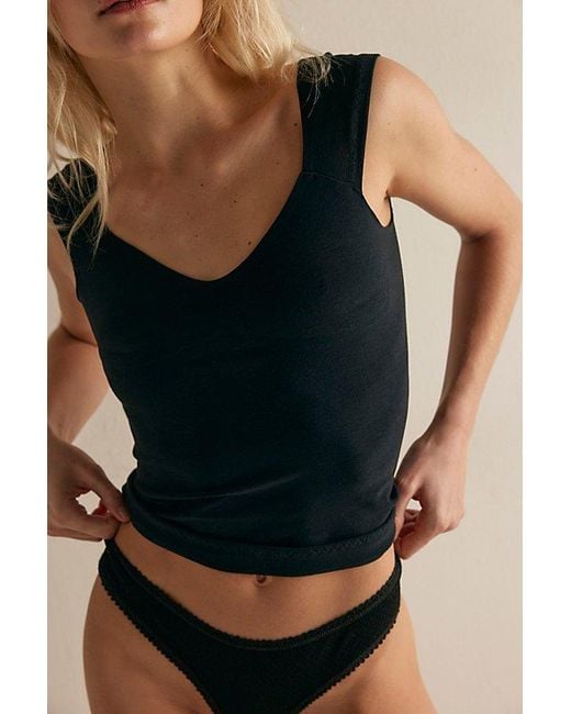 Intimately By Free People Blue City Slicker Short Sleeve Tee By