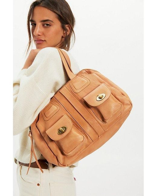 Free People Natural Billie Bowler Bag