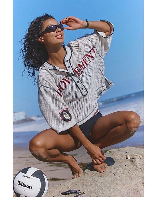 Fp Movement Gray Camp Out Tee