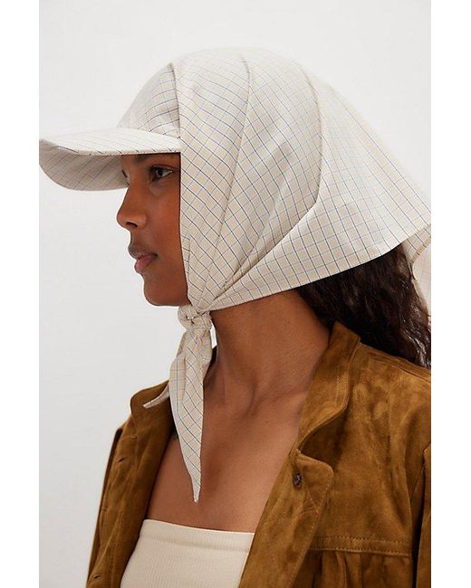 Clyde Brown Ellie Brimmed Scarf Hat By