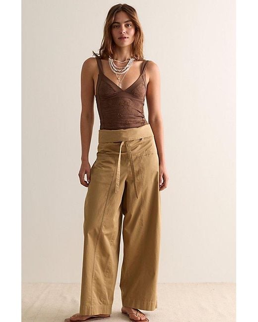 Intimately By Free People Brown Ever Afternoon Triangle Cami By