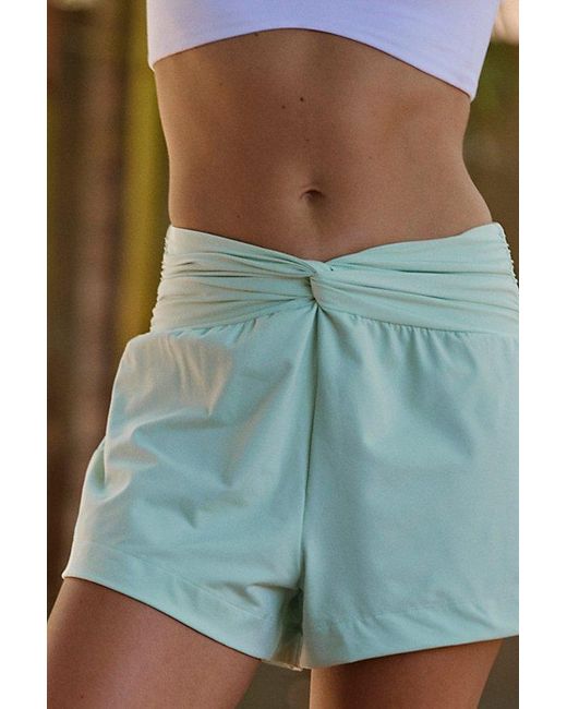 Fp Movement Green Retreat Yoga Shorts