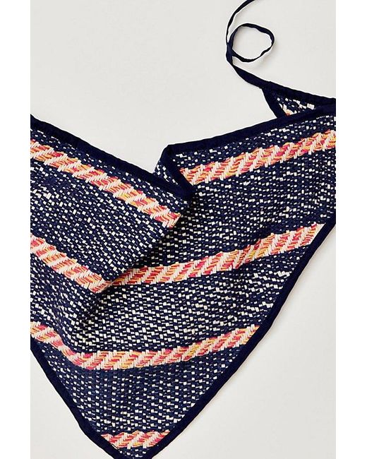 Free People Green Yorkshire Space Dye Hair Scarf