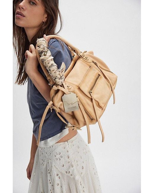 Free People White Baby Emerson Tote Bag