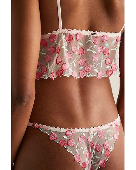 NETTE ROSE Brown Primrose Thong