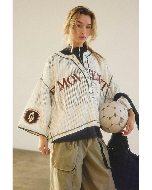 Fp Movement Gray Camp Out Tee