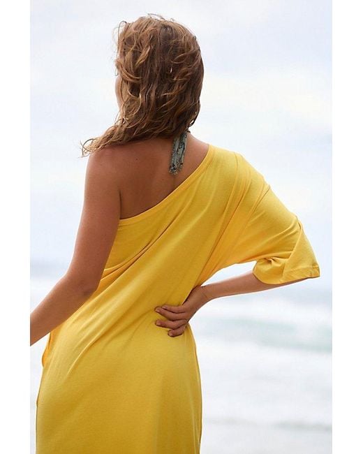 free-est Multicolor Saltaire Cotton-Jersey Maxi Dress By