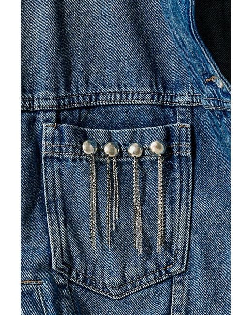 Free People Blue Brandy Fringe Pin Set