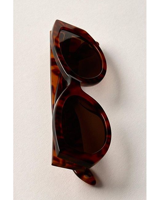 Elisa Johnson Black Jeannie Round Sunglasses