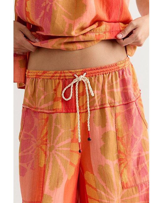 Free People Red Devella Set