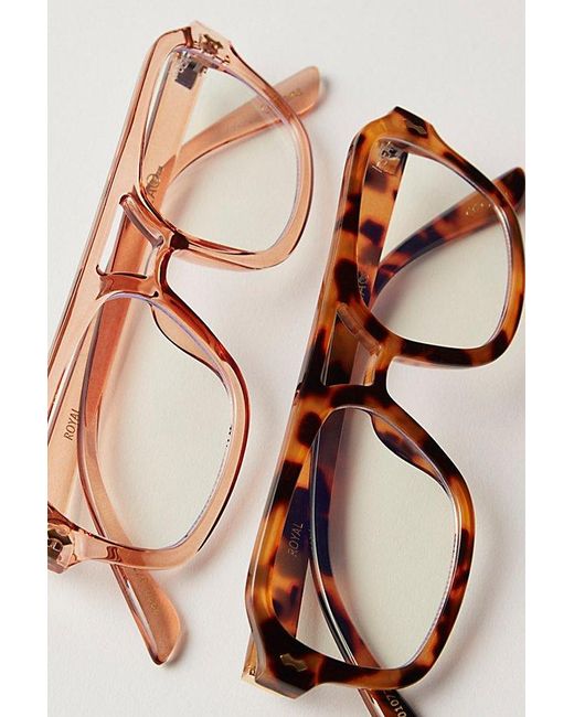 Free People Multicolor Royal Aviator Light Glasses