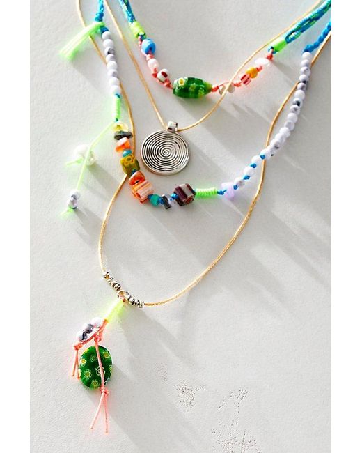 Free People Multicolor My Magic Layered Necklace