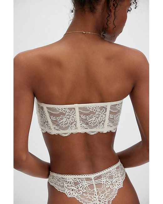 Intimately By Free People Brown Last Dance Lace Bandeau By