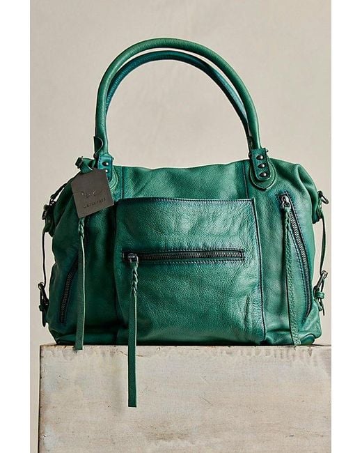 Free People Green Emerson Tote Bag